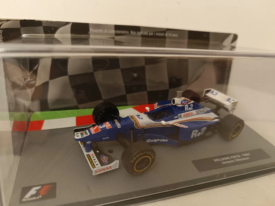 Panini F1 Collection Car Collection Jacques Villeneuve Williams Renault FW19 - Immagine 2 di 4