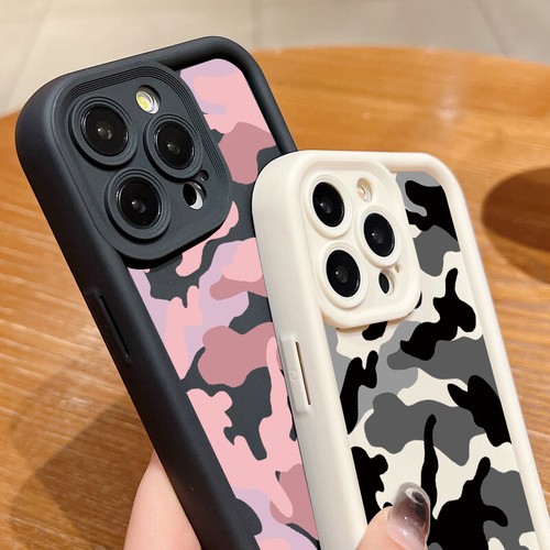 For iPhone 16 15 Pro Max 14 13 12 ShockProof Camouflage Pattern Soft Case Cover - Picture 5 of 20