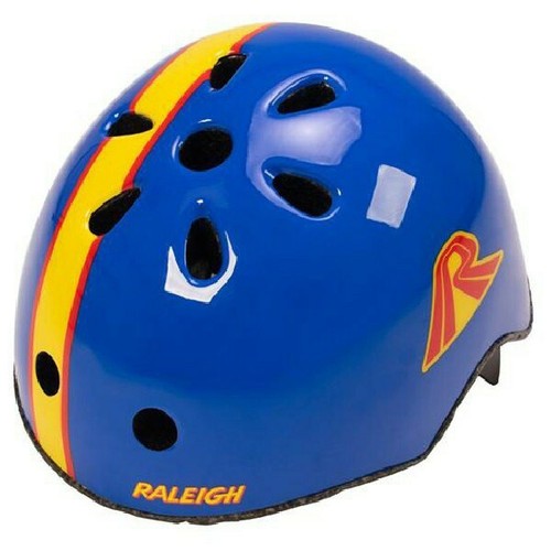 Casco de bicicleta Raleigh Burner para niños (azul) 50-54 cm bicicleta bicicleta niños NUEVO - Imagen 1 de 7