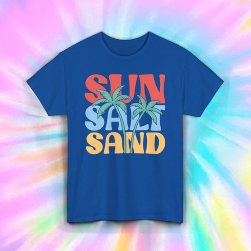 Camiseta Sun Salt Sand | Camiseta gráfica de vacaciones en la playa | Vibraciones de verano | S-5XL - Imagen 7 de 7