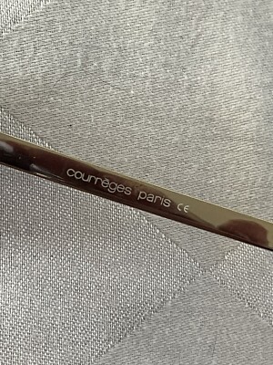 VERY RARE VINTAGE COURREGES Sunglasses Blue/Gray UNIQUE  display picture 2