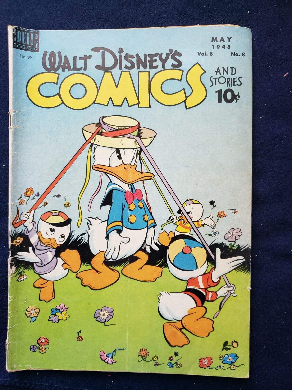 Walt Disney Comics Vol. 8 No. 8 • May 1948 • Donald Duck Mickey Mouse!