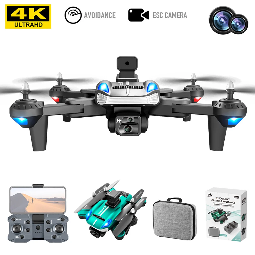 K8 4K HD Drone Dual Aerial Camera Four-axis Folding Aircraft Rc