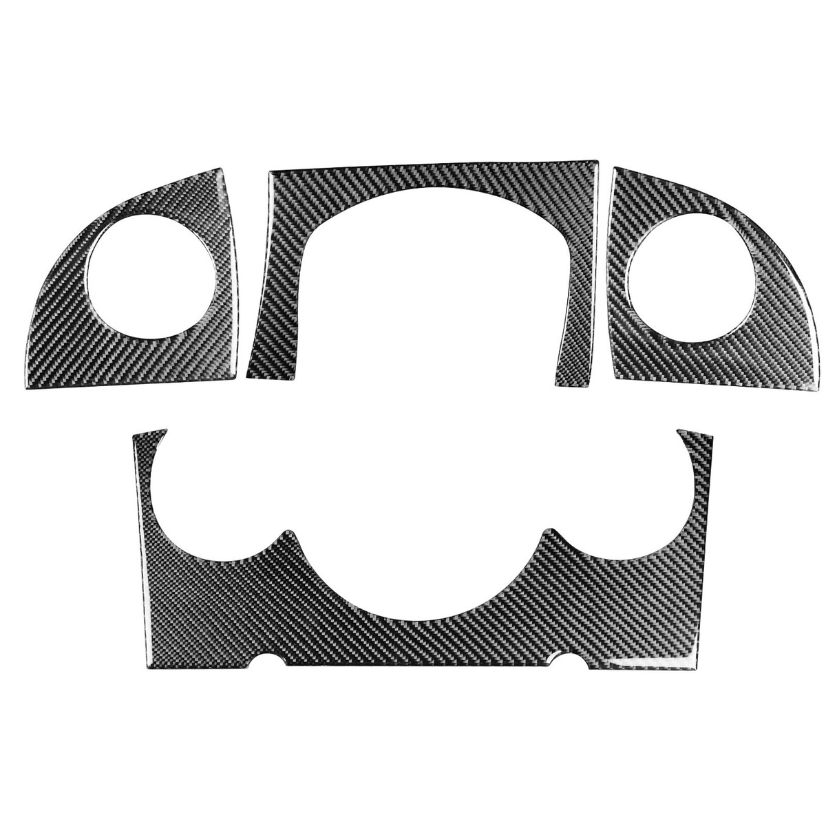Pegatinas De Fibra De Carbono Para Mini Cooper R50/R53 2002-2004 - Decoración Interior Para Volante Y Panel