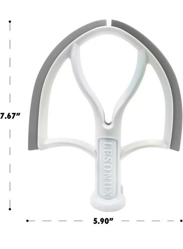 2pk Replacement Kitchen Mixer Accessories, 5-Quart Mixer Accessory, Flexible - Picture 5 of 8