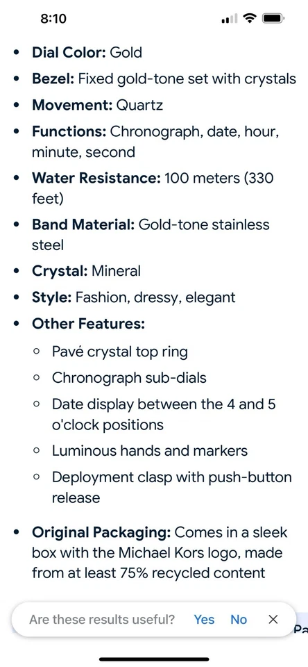 reloj michael kors Foto 4 de 4