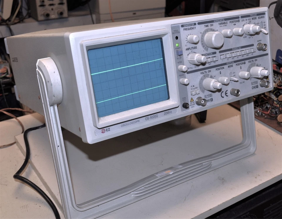 EZ DIGITAL CO. MODEL OS-5020G OSCILLOSCOPE 20 MHz GOOD INDUSTRIAL SURPLUS - Image 2 of 4