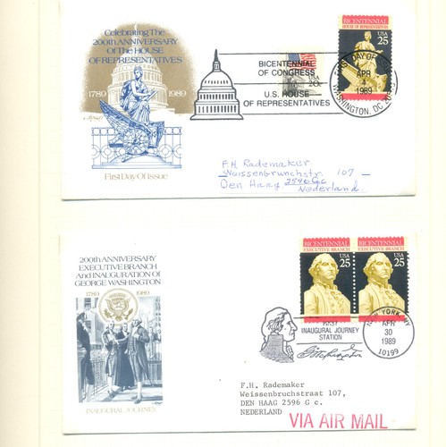 USA 1989 commemorative issues mint, used, blocka some FDC´s - Picture 9 of 16