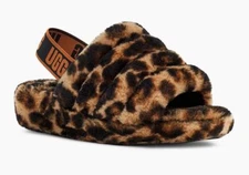 UGG Women's Fluff Yeah Slide Panther Print Slipper - 1120903