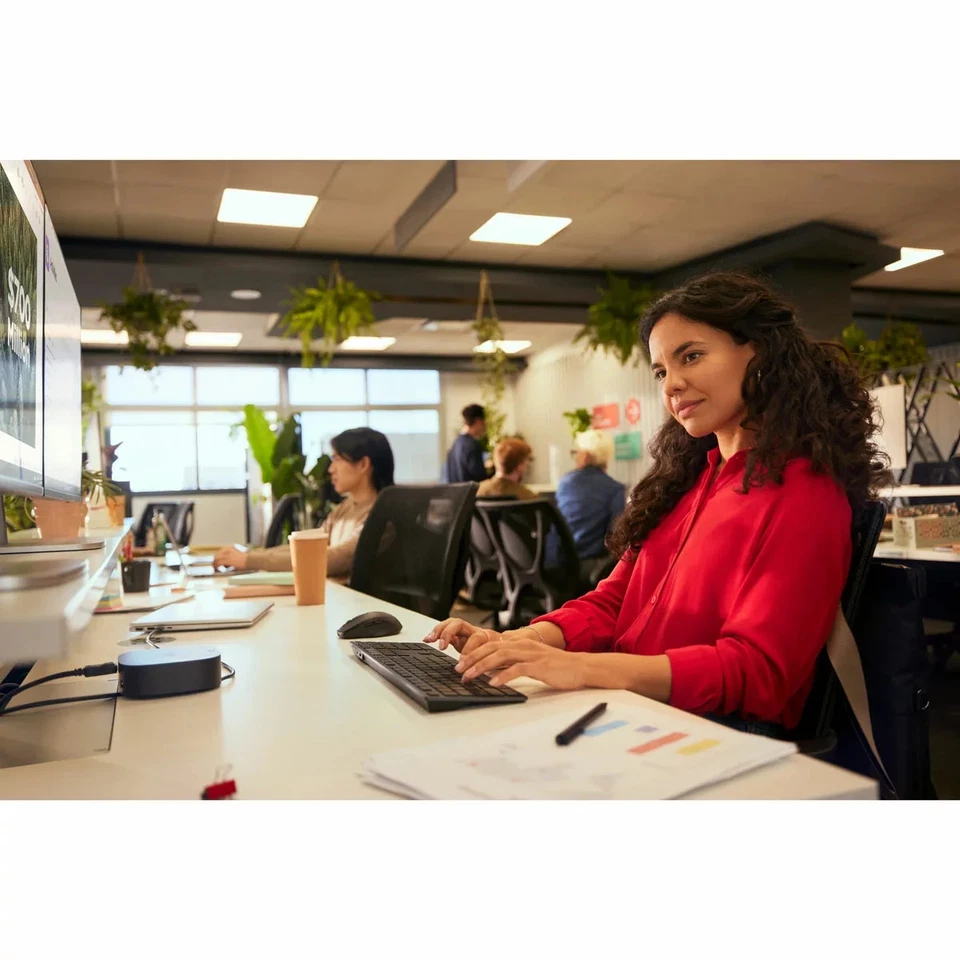 HP Bluetooth Keyboard & Mouse Set Multi-Device Rechargeable USB-C Combo - Image 2 of 4