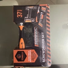 Torelli Precision Screwdriver Deluxe Set w/ Telescopic Handle 37 Pieces **NIB**