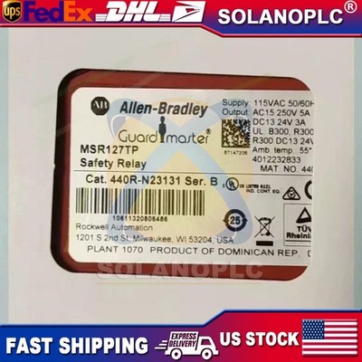 New 440R-N23131 AB 440R Single Function Safety Relays MSR127TP US Free Tax