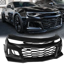 Complete Front Bumper Grille Kit For 2016-2022 Chevy Camaro Upgrade to ZL1 Style