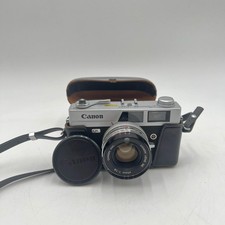 Canon Canonet QL19 Vintage Camera Black Original Body w/ Case