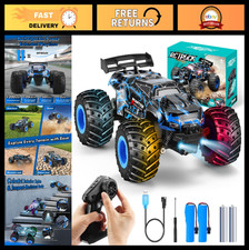 All-Terrain Remote Control Car 1:18 Scale, Rechargeable RC Truck for Kids 4-12,