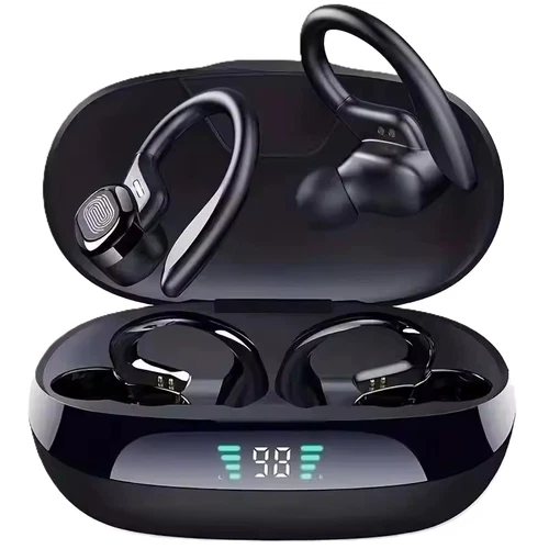 Wireless Bluetooth TWS Earphones Headphones Sports Ear Hook Running Bass Earbuds - Picture 20 of 20