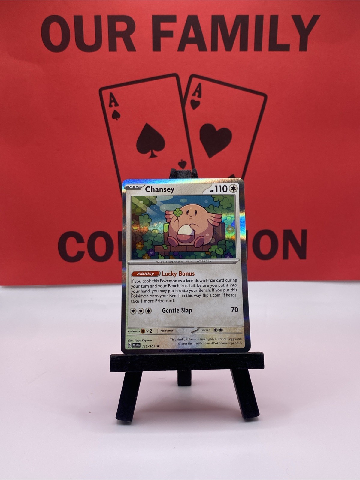 Chansey 113/165 SV: Scarlet & Violet 151 Holo Rare Pokemon TCG 2023 NM