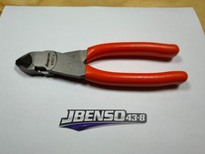 Snap-on Tools Usa New Orange Soft Grip 7 Diagonal Cutter Pliers 87acfo Snap-on Tools Usa New Orange Soft Grip 7 Diagonal Cutter Pliers 87acfo