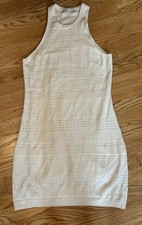 Abercrombie & Fitch Knit Tank Sweater Dress MP Ivory
