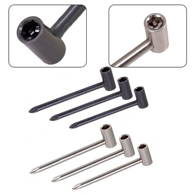 Innensechskant Gitarre Truss Rod Schraubenschlüssel Schraubenschlüssel 3-teiliges Set für Hals-Einstellung