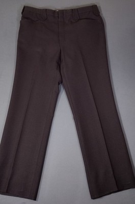 H Bar C Vtg California Ranchwear Pants Mens 35x29 Brown USA Boot Cut Work Cowboy