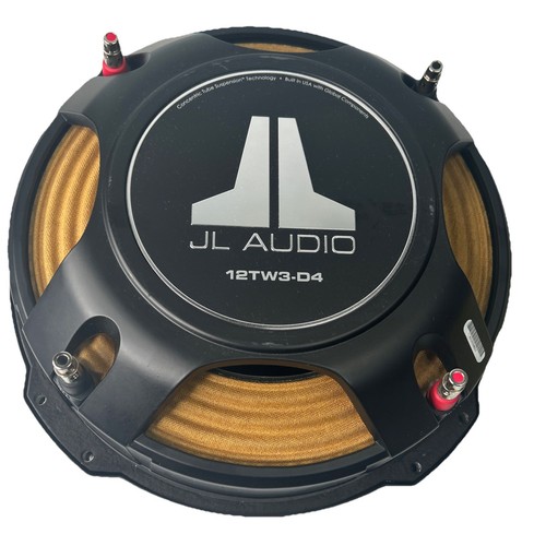 JL Audio 12TW3-D4 12" TW3 Series Shallow Mount Subwoofer Dual 4 ohm *1 Bad Coil - Imagen 19 de 23
