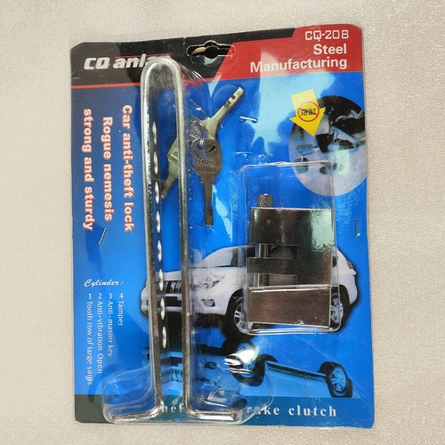Brake Clutch Lock Vehicle Anti-Theft Device W/Key Car Pedal Security Lock Tool - Picture 15 of 17