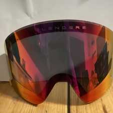 Blenders Shield Mirrored Replacement Lens Purple Orange Red for Men's Goggles
