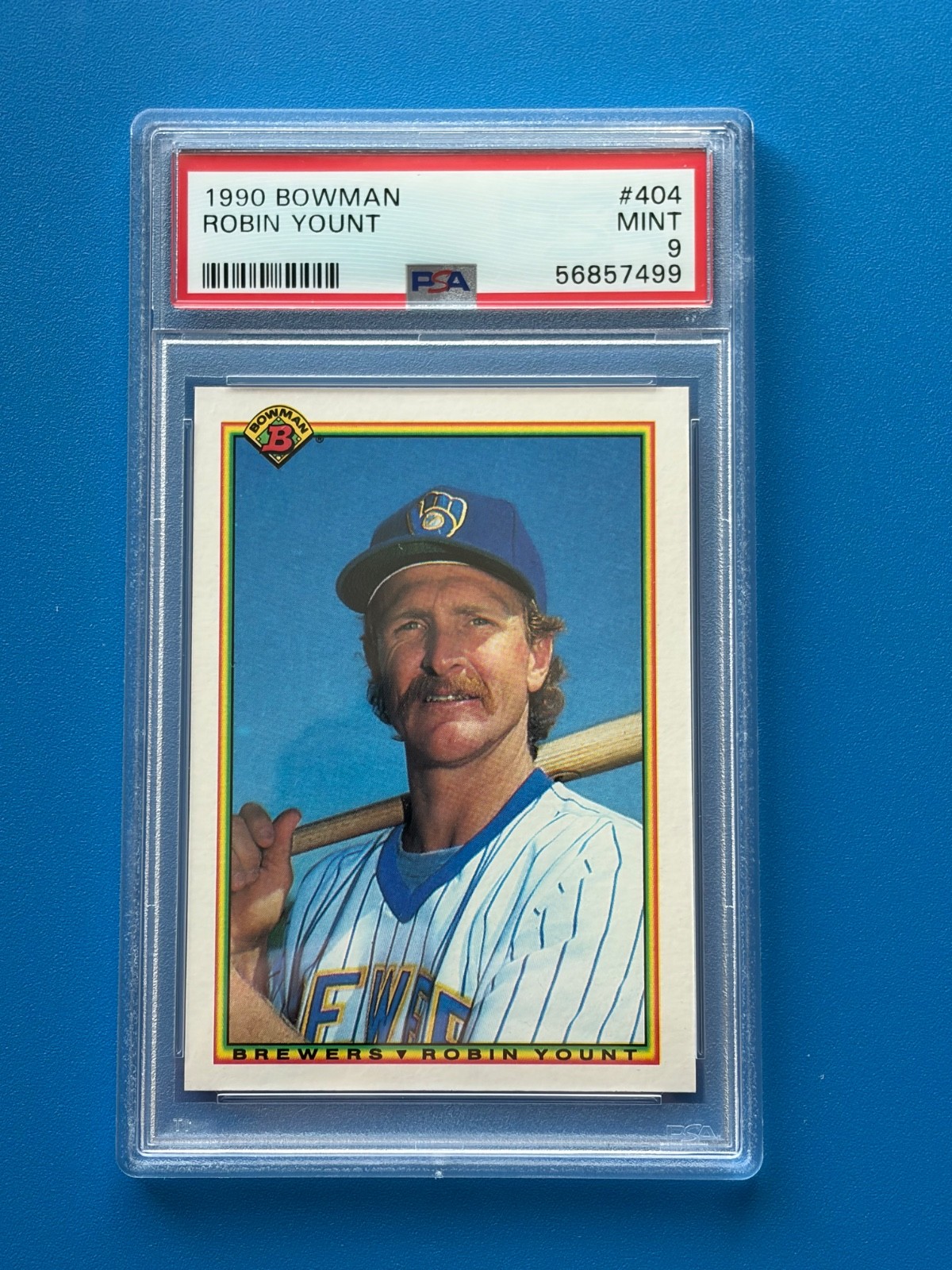 1990 Bowman Robin Yount #404 PSA 9 MINT