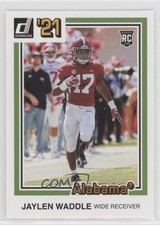 2021 Panini Chronicles Draft Picks Donruss Retro Orange Jaylen Waddle #38 0c22