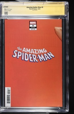 AMAZING SPIDER-MAN #9 MARVEL 2025 J SCOTT CAMPBELL VARIANT SIGNED