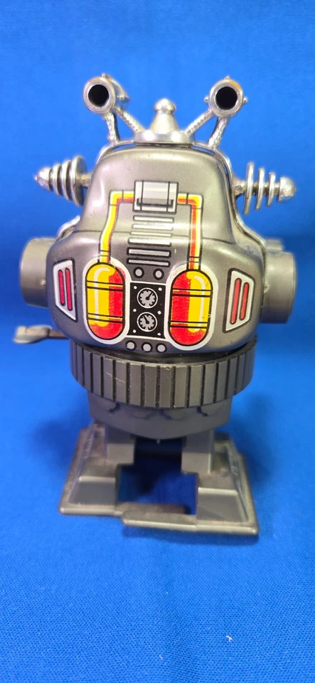 Yonezawa Toys (Y) Tin/Plastic Lithographed Windup “Walking Explorer Robot” Japan - Image 4 of 4