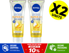 NIVEA Super C+ Extra Bright Body Serum SPF50+++ – Vitamin C Sunscreen Lotion X 2