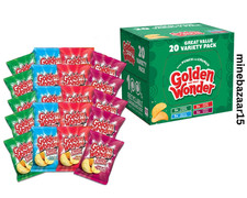 Golden Wonder Crisps Variety Pack  20 Bags Multipack - 5 of Each Flavour Cheese