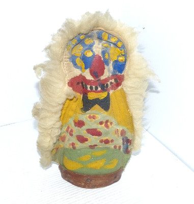 Vintage Carnival Punk Knock Down Clown Savin Rock West Haven Connecticut