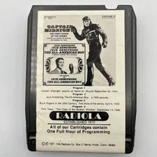 Captain Midnight Afternoon Kid Show - Restored 8 Track Tape - New Pad and Splice