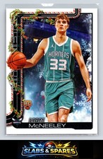 Liam McNeeley 2025-26 Topps Holiday #H189 Rookie RC Charlotte Hornets
