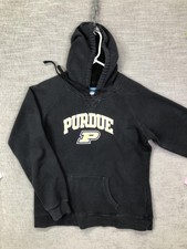 Purdue Boilermakers Hoodie Sweatshirt Youth 2XL Black NCAA College Champion