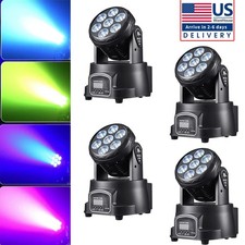 70W Moving Head Stage Lights 7X10W RGBW LED DJ Lights For Disco Wedding Party