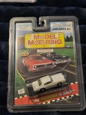 ORIGINAL MODEL MOTORING '69 PONTIAC GTO JUDGE WHITE BRAND NEW ON CARD SLOT CAR 