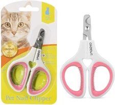 Pet Nail Clippers, Update Version Cat & Kitten Claw Nail Clippers for Trimming