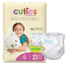 Cuties Complete Care Baby Diaper Size 6 Over 35 lbs. CDB006 200 Ct