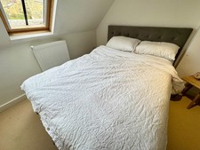 Eve King Ottoman Bed, High Quality, Upholstered Grey Velvet, Storage, Adjustable