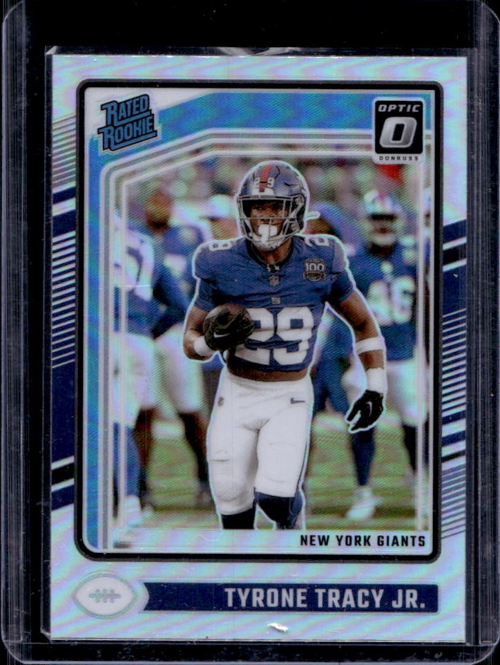 2024 Donruss Optic Tyrone Tracy Jr. Holo Rated Rookie #259 Giants