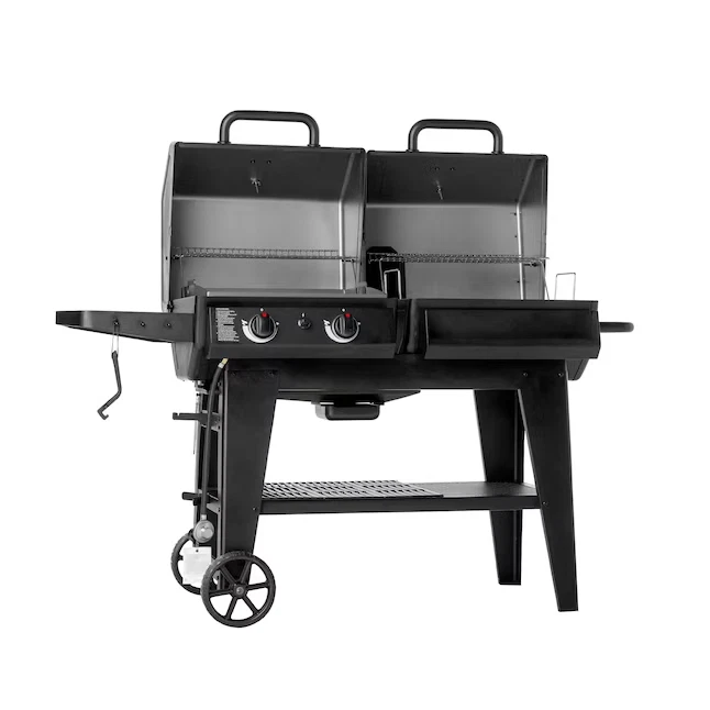 Parrilla combinada Char-Griller CG30282925 FlexFuel negra líquido propano y carbón Foto 2 de 4