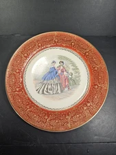VTG  Salem China Co. 23kt "Century" Decorative Plate 11"