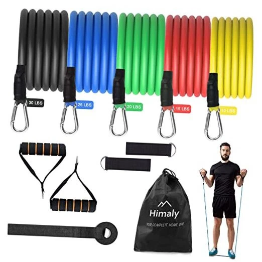 Exercise Bands Resistance Bands Set Strength Training Fitness Bands Colorful