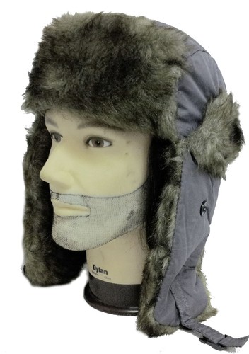 Winter Trooper TRAPPER Ski Hat Men's Faux Fur Hat cap - Picture 3 of 10