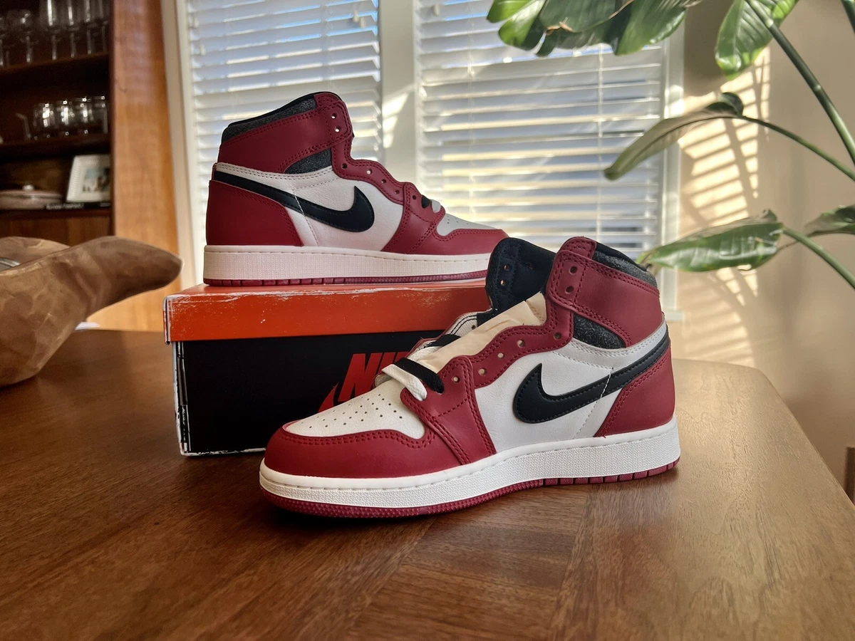 Size 5.5 Grade School Nike Jordan 1 Retro High OG Reimagined Lost and Found