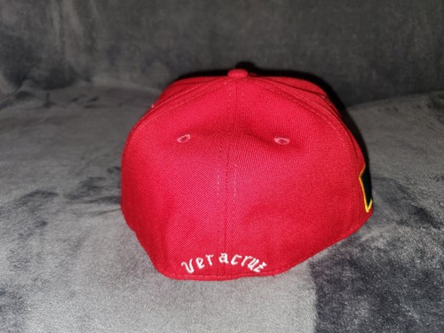 VERACRUZ MEXICO NEGRO LEAGUE NLB RINGS CROWN RED FITTED HAT SZ 7 3/8 MENS NEW - Picture 5 of 9